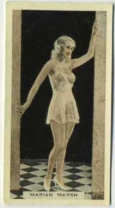 20-marian-marsh 1933 Godfrey Phillips tobacco card