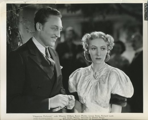 outcast-still-1a Warren William with Karen Morley in Outcast