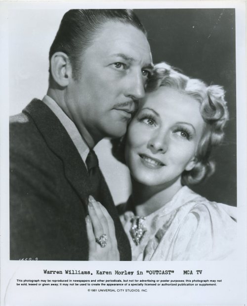 Warren William and Karen Morley in Outcast