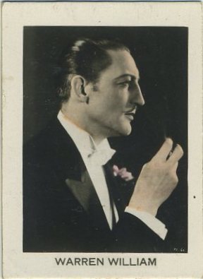 1930s-orami-tobacco-card Warren William 1930s Orami Tobacco Card from Germany