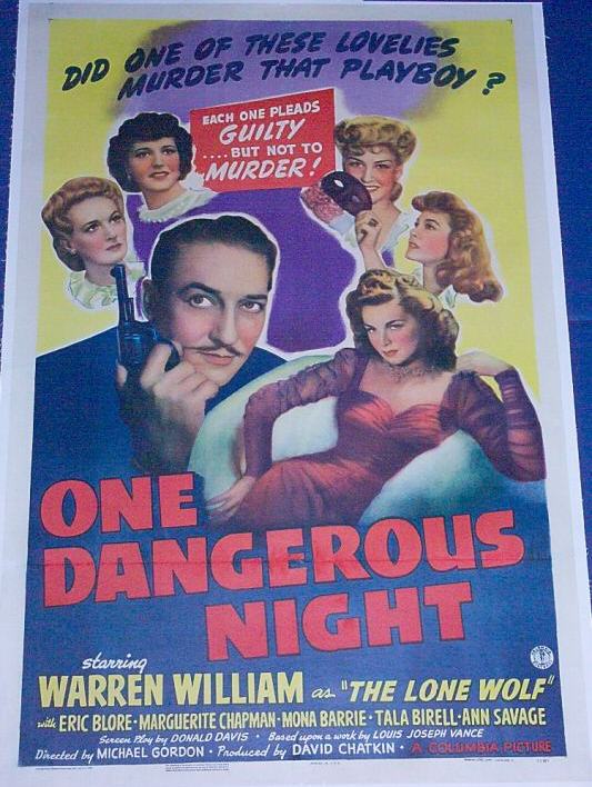 MICHAELSPAPPY: One Dangerous Night (1943)